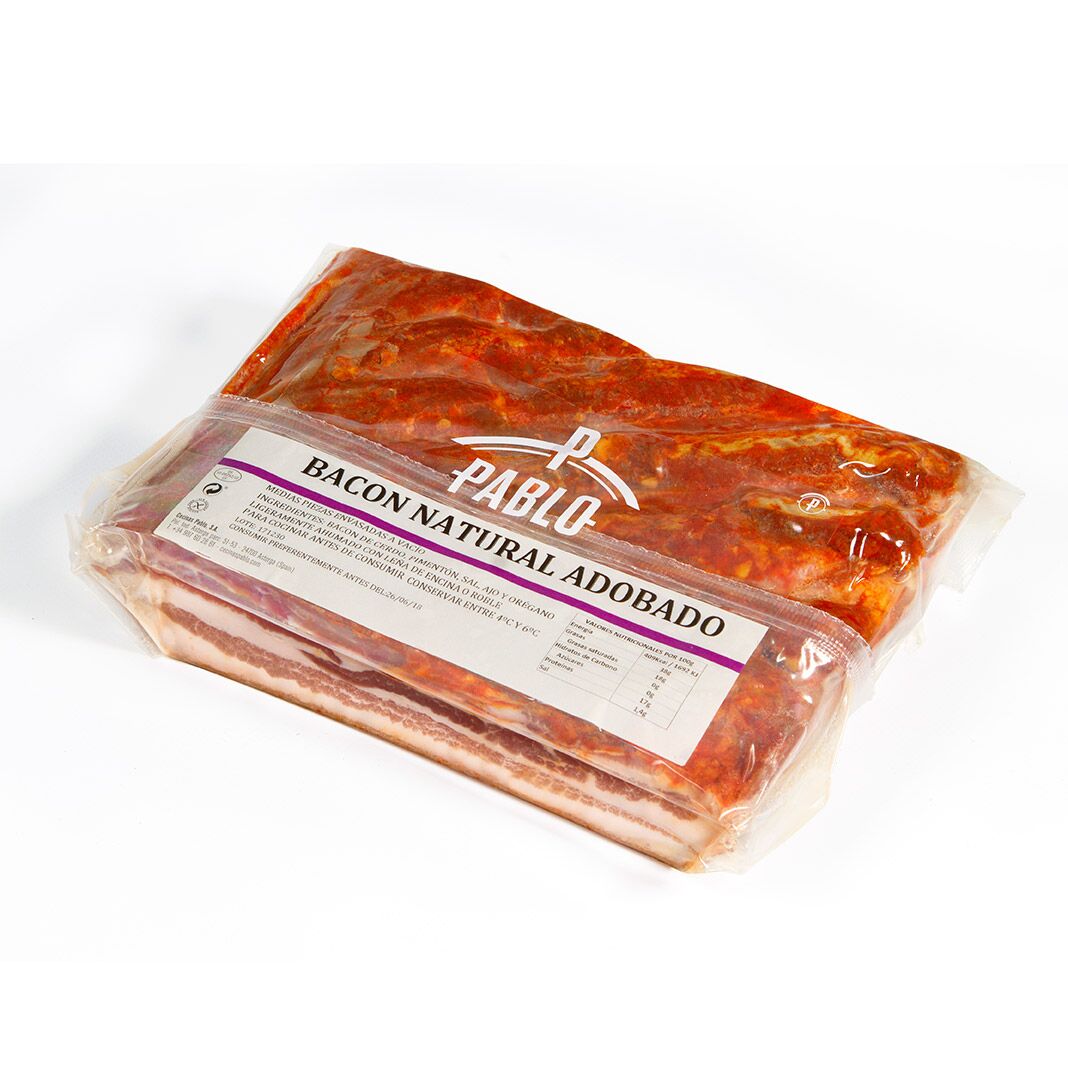 bacon natural adobado